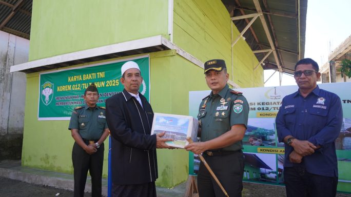 Danrem 012/TU Resmikan Renovasi Panti Asuhan Darul Huda Al-Waliyah