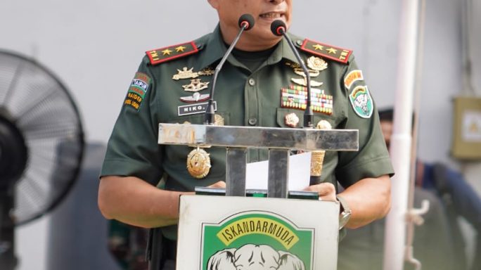 Peringati hari buruh Internasional, Kodam Iskandar Muda siagakan Personel.