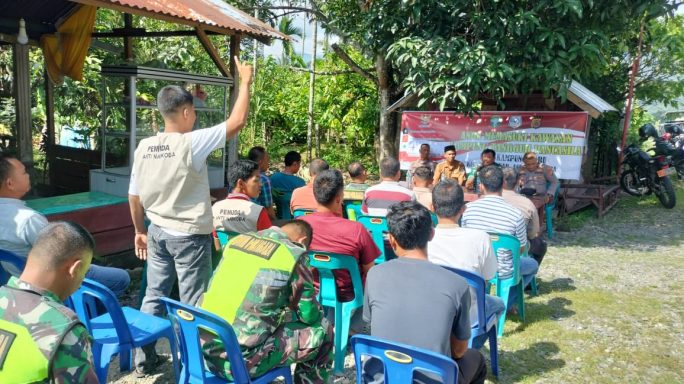 Danramil 0108-03/Badar Berikan Pengarahan Tentang Kampung Pancasila