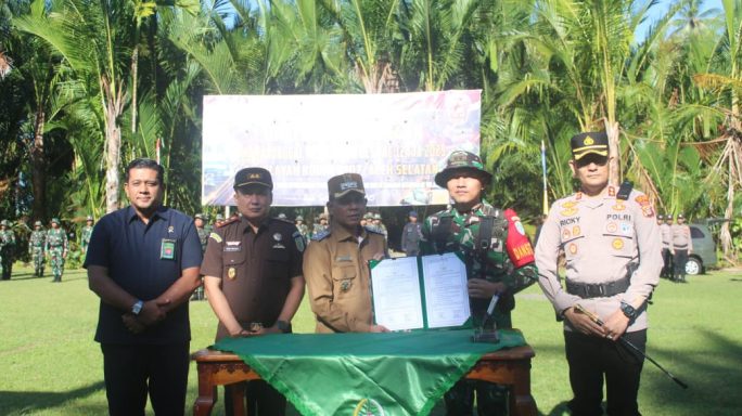 TMMD Ke-124 Tahun 2025 di Wilayah Kodim 0107/Aceh Selatan Resmi Dibuka, Wakil Bupati Jadi Inspektur Upacara