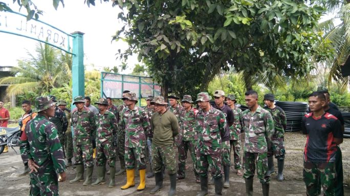 Satgas TMMD ke-124 Kodim 0107/Aceh Selatan Awali Pekerjaan Dengan Rutin Melaksanakan Apel