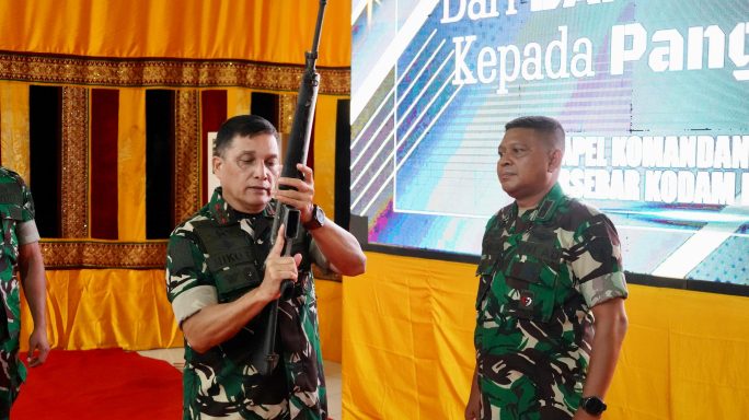 Lagi, Kodam IM menerima penyerahan satu pucuk senjata sisa konflik dari masyarakat