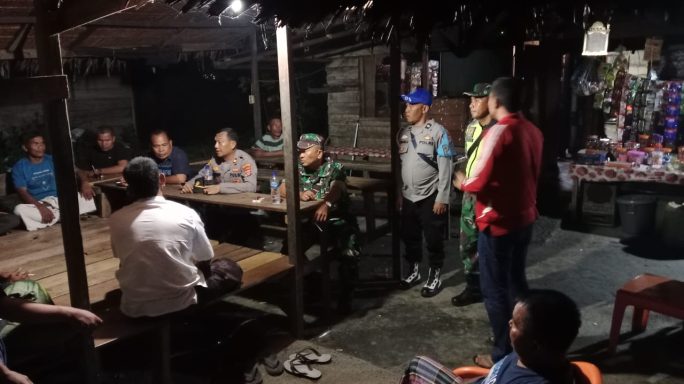 Babinsa Koramil 0108- 05/Lawe Alas.Bersama Forkopimcam Laksanakan Patroli Cegah Narkoba