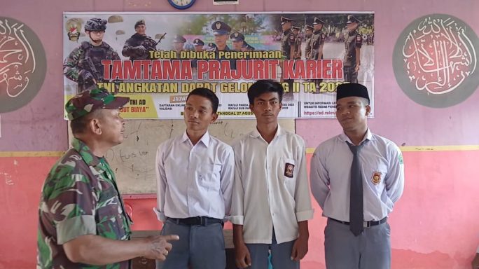 Kodam Iskandar Muda buka penerimaan calon prajurit baru.