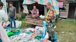Menjelang Hari Raya Idul Adha Babinsa Pastikan Harga Bahan Pokok Stabil