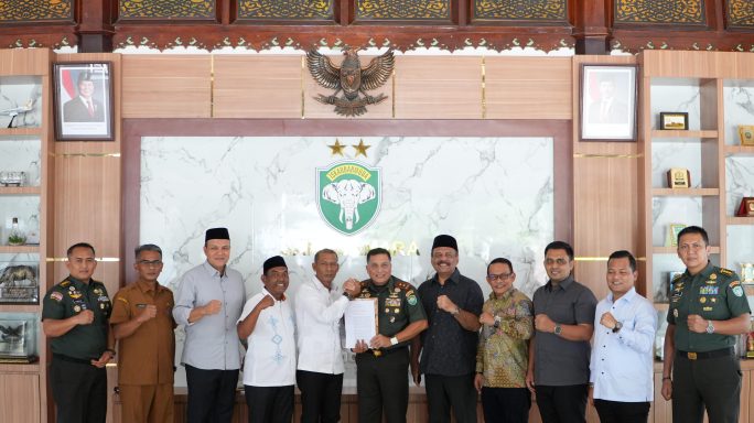 Pangdam IM Terima kunjungan Ketua DPRA dan rombongan di Kediaman.