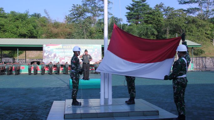 Dandim 0117/Aceh Tamiang Pimpin Upacara Bendera & Dilanjutkan Jam Komandan