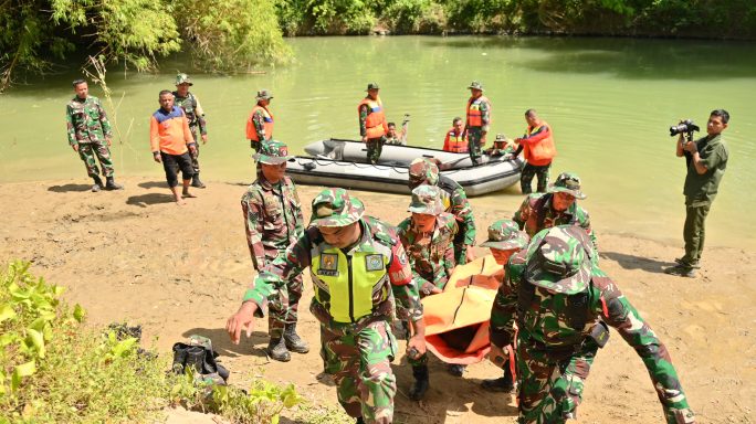 Kodim 0102/Pidie Gelar Latihan Aplikasi Sistem Blok Perkuat Kesiapsiagaan Prajurit Pada Penanggulangan Bencana Alam