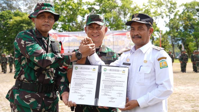 TMMD ke 124 di Jajaran Kodam Iskandar Muda resmi ditutup.