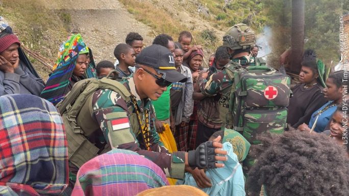 Gelar Baksos di Puncak Jaya, Pangdam IM : Prajurit Kodam IM militan saat perang dan bermanfaat di masa Damai.