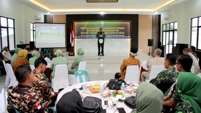 Kodim 0101/KBA Tegaskan Soliditas Bersama KBT untuk Perkokoh Kedaulatan Negara