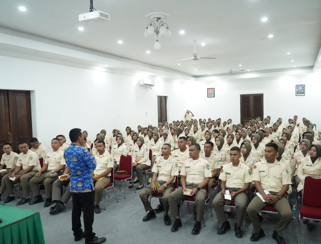 156 ASN AD TA 2024 Kodam Iskadar Muda yang baru, menerima Pembelakalan di Ajendam Iskandar Muda.