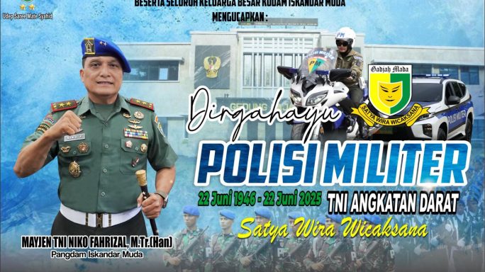 DIRGAHAYU POLISI MILITER TNI ANGKATAN DARAT