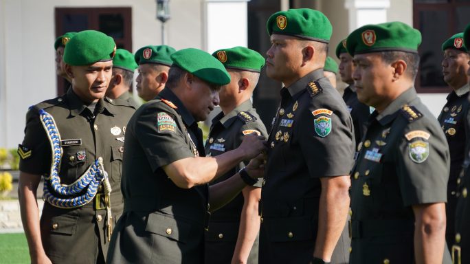 Pangdam Iskandar Muda Pimpin Upacara Sertijab dan Tradisi Satuan Pejabat Kodam IM