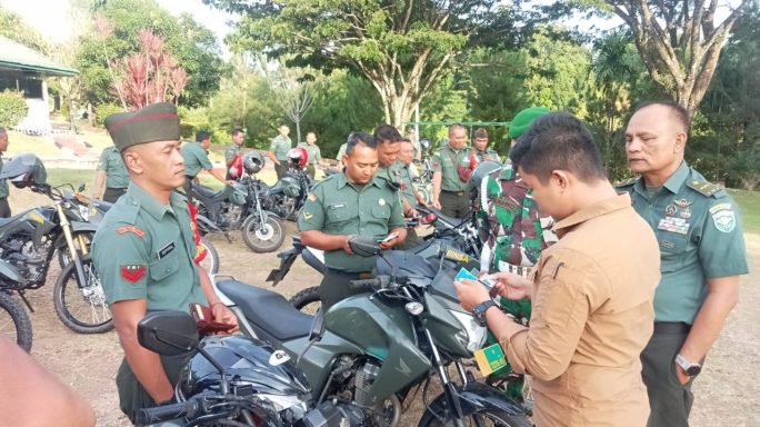 Kodim Abdya Gelar Pemeriksaan Kendaraan Dinas Prajurit