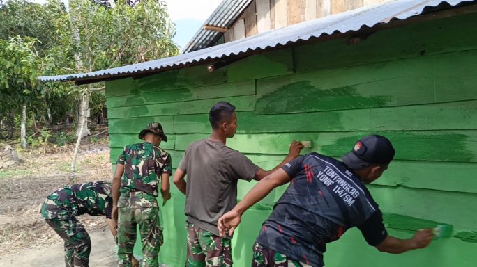 Kerja Keras Satgas TMMD Reguler ke 125 Kodim 0108/Agara RTLH Sudah 100 Persen