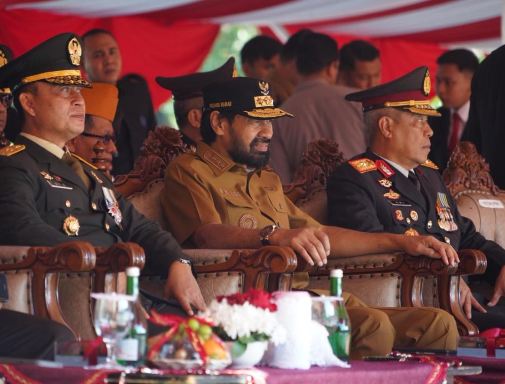 KASDAM IM HADIRI UPACARA HUT BHAYANGKARA POLRI KE-79