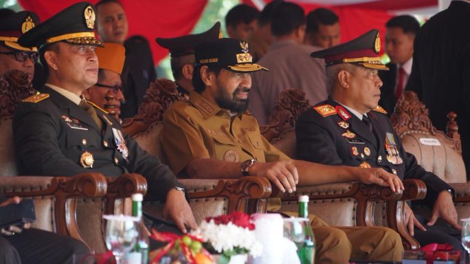 KASDAM IM HADIRI UPACARA HUT BHAYANGKARA POLRI KE-79