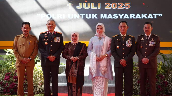 Kasdam IM Hadiri Syukuran HUT Bhayangkara ke-79 di Mapolda Aceh