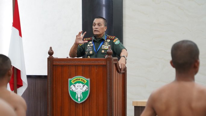 Pangdam IM Pimpin Sidang Pantukhir Tingkat Pusat Caba PK TNI AD di Makodam IM.
