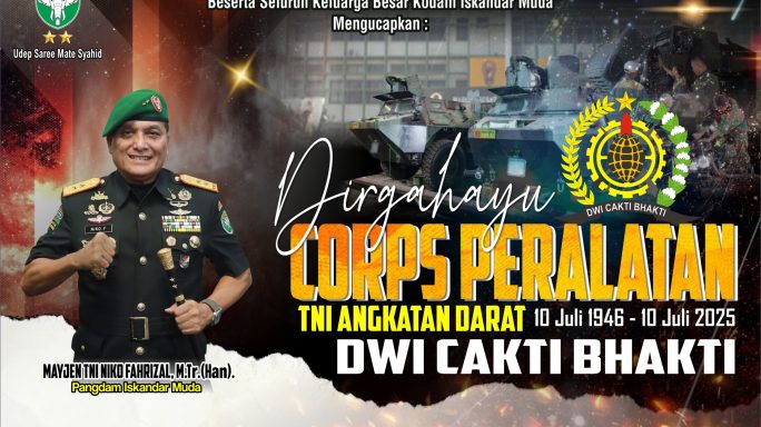 DIRGAHAYU CORPS PERALATAN TNI ANGKATAN DARAT