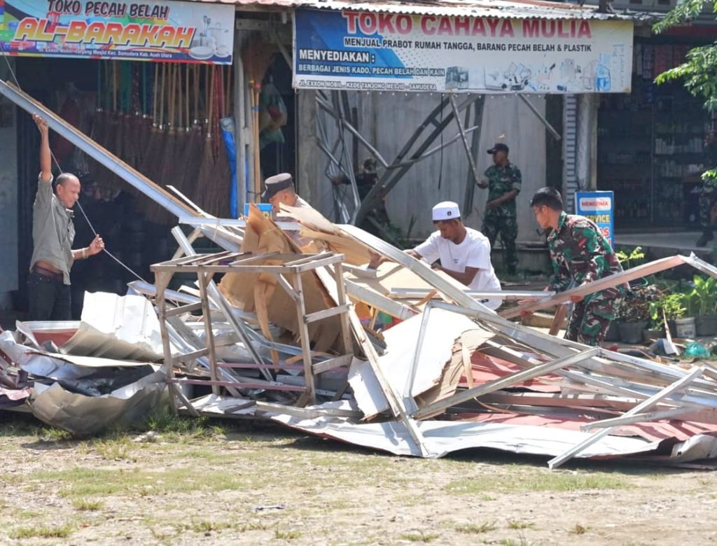 Respon cepat Prajurit Kodam IM bantu korban Bencana Alam di Aceh Utara 