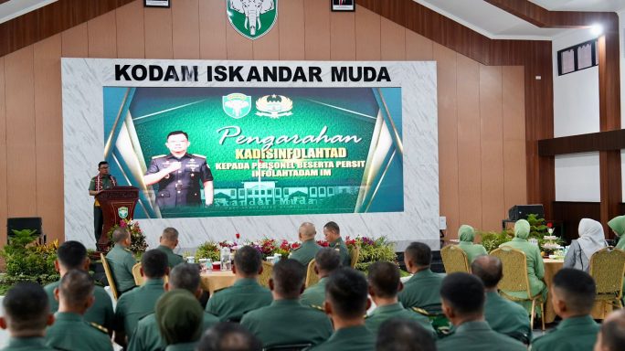 Infolahtadam IM Terima Kunjungan Kerja Kadisinfolahtad