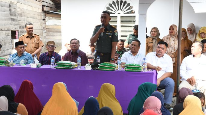 Dandim 0108/Agara Bersama Forkopimda Hadiri Gerakan Pangan Murah, Beras SPHP Dijual Rp60 Ribu/Sak