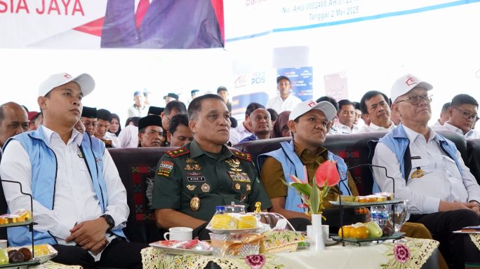 Presiden RI Resmikan 80.000 Koperasi Merah Putih, Pangdam IM Ikut Saksikan Secara Virtual di Aceh