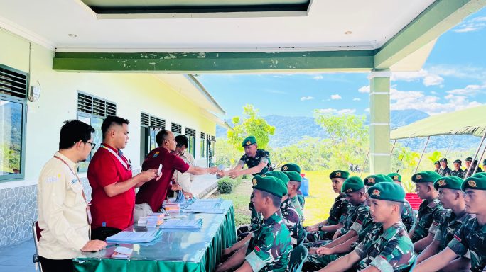 Yonif TP-857/GG dan BSI KCP Tangse Jalin Sinergi Demi Kemudahan Finansial Prajurit.