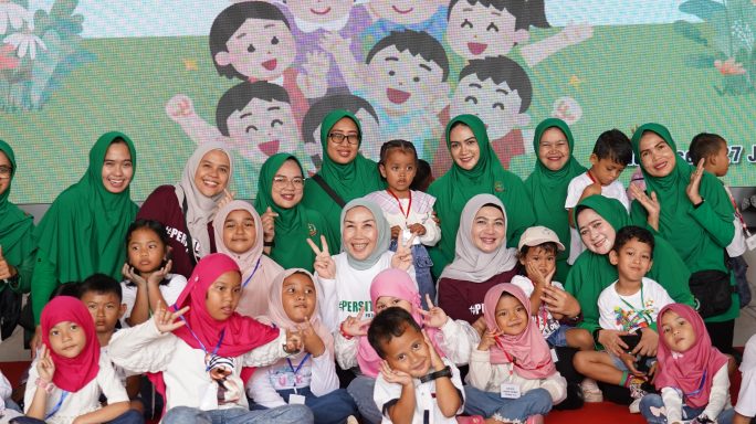 Meriahkan Hari Anak Nasional, Persit KCK PD IM Gelar Lomba Mewarnai untuk Anak Prajurit TNI