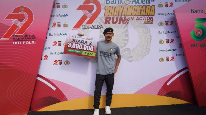 Meriahkan Even Bhayangkara Run 2025, Personel Yonif 112/DJ Raih Juara II Umum Putra 5 K