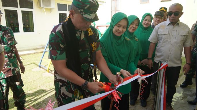 Awali Agenda Kunker di Abdya, Danrem Teuku Umar Resmikan Gedung Baru Yayasan Kartika Jaya Kodim 0110/Abdya