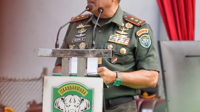 Ingatkan Dampak Judi Online, Pangdam IM perintahkan seluruh Dansat Sidak anggotanya.