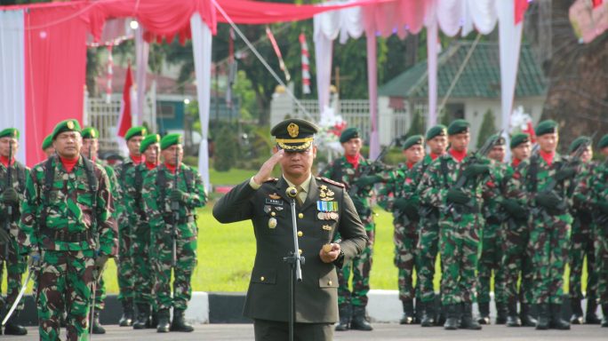 Dandim 0117/Aceh Tamiang Irup Upacara Ziarah Nasional HUT Ke-80 RI Di TMP Kuala Simpang 
