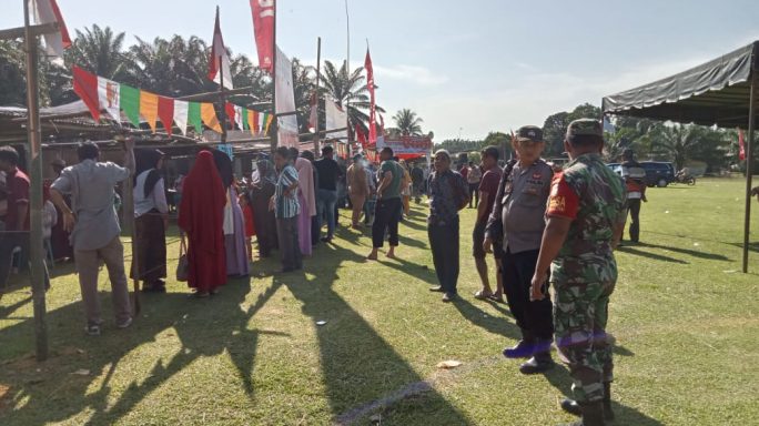 Babinsa Berikan Pengamanan Di Perlombaan HUT RI Ke-80 Desa Binaan