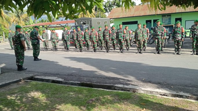 Kodim 0108/Agara Gelar Apel Siaga Antisipasi Perkembangan Situasi di Wilayah