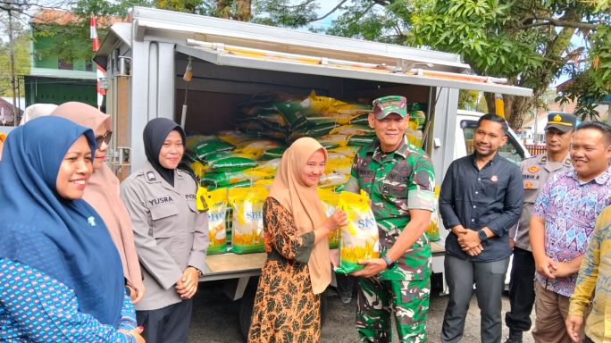 Kasdim 0108 /Agara Bersama Buloq Laksanakan Zoom Meeting dan Gerakan Pelaksanaan Pangan Murah Seluruh Indonesia