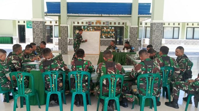 Prajurit Yonif 115/ML Dibekali Pengetahuan Strategis Soal Munisi dan Bahan Peledak