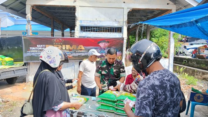 Kodim 0105/Aceh Barat melaksanakan Bhakti Prima dalam rangka kegiatan HUT TNI ke-80