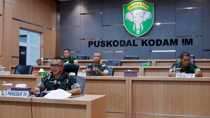 Pangdam Iskandar Muda Pimpin Rapat Pembahasan Kerja Sama dengan PT. Agrinas