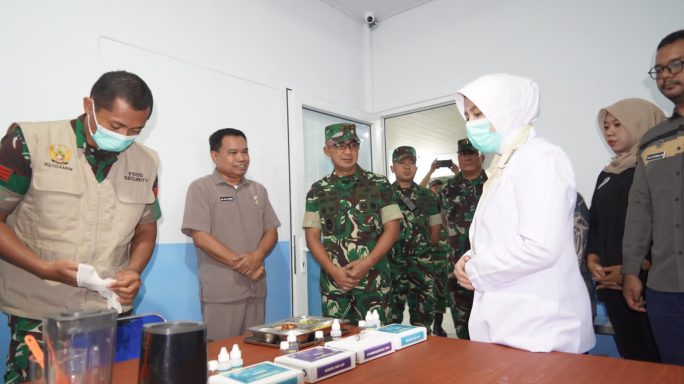 Pangdam Iskandar Muda Tinjau Dapur Umum Program Makan Bergizi Gratis di Banda Aceh