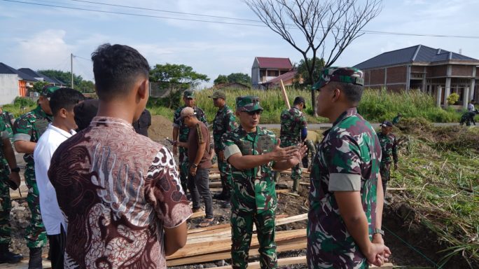 Dukung program Kopdes, Pangdam IM tinjau lokasi Ground Breaking.