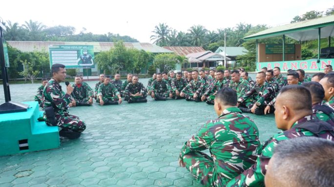 Beri Jam Komandan Perdana, Dandim 0117/Aceh Tamiang Ingatkan Prajuritnya Tetap Kompak