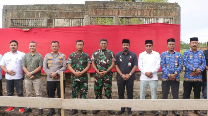 Danrem Lilawangsa Peletakan Batu Pertama Pembangunan Koperasi Merah Putih