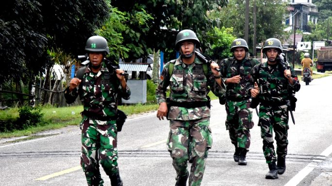 Semarak Lomba Lintas Medan Antar Kompi, Prajurit Yonif 115/ML Tunjukkan Semangat Juang dan Sportivitas Tinggi