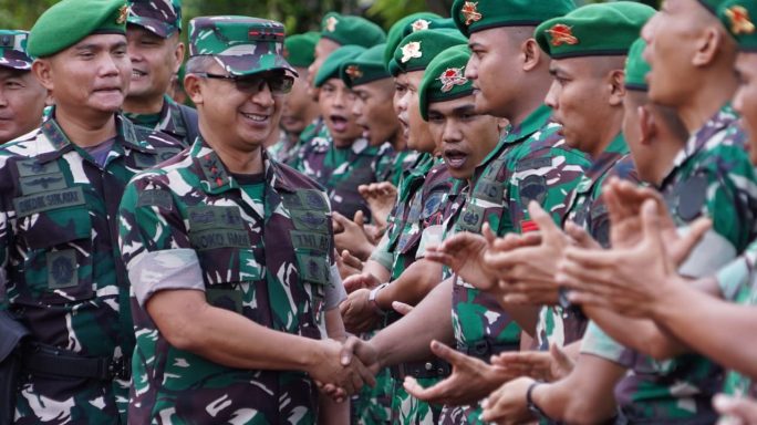 Pangdam Iskandar Muda Kunjungi Yonif 117/ Ksatria Yudha di Jantho.
