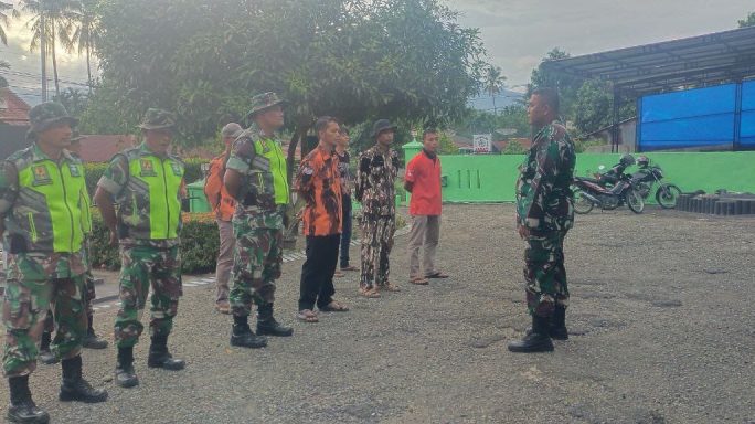 Ciptakan Rasa Aman dan Tentram Posramil Deleng Pokhkisen Rutin Patroli Gabungan Bersama Komduk