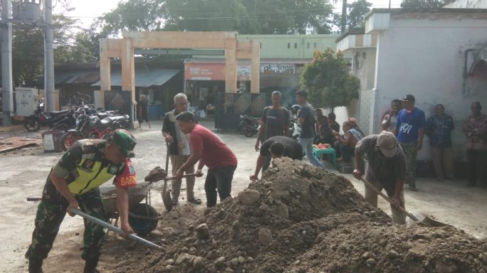 Sinergi TNI dan Masyarakat Koramil 11/Bandar Baru Kodim 0102/Pidie Laksanakan Karya Bhakti di Pueb Lueng Nibong