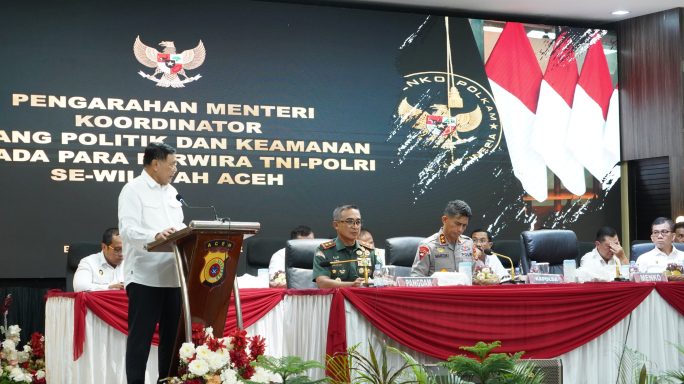Pangdam IM Hadiri Pengarahan Menkopolkam RI di Mapolda Aceh
